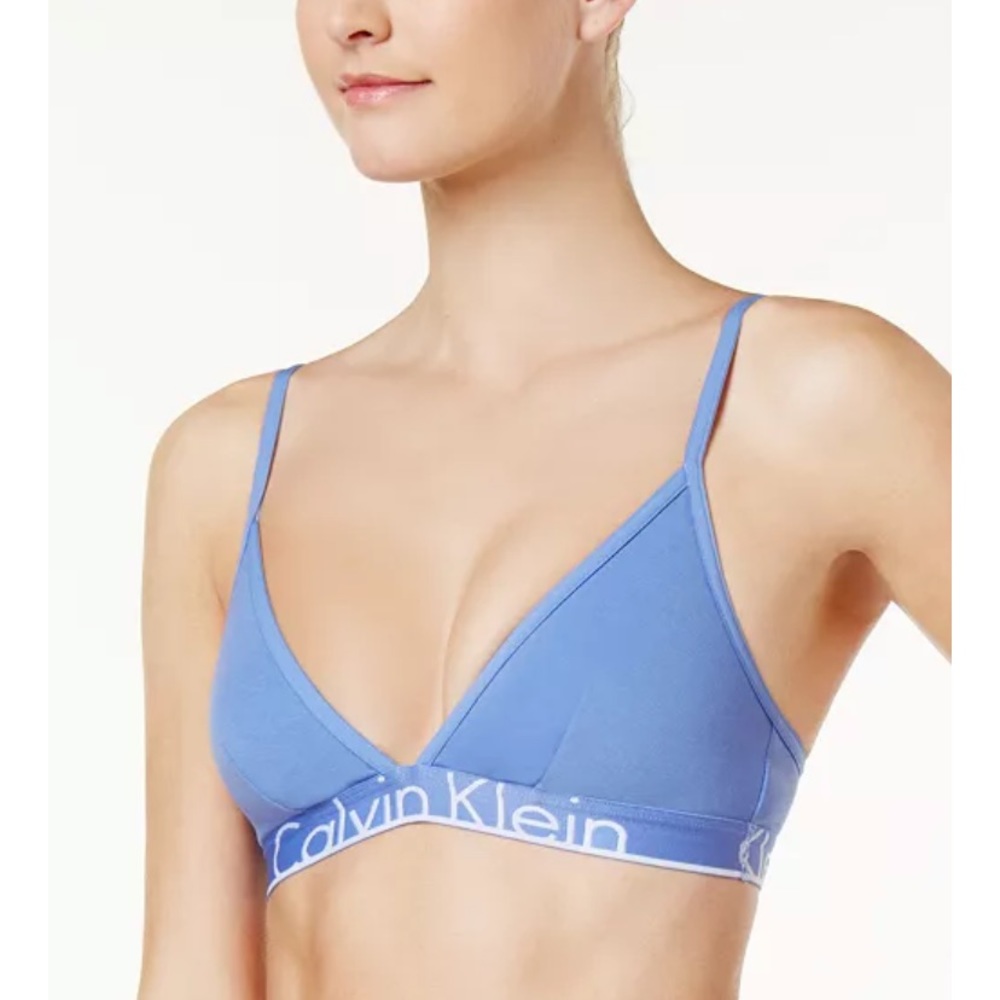 Calvin Klein ID Cotton Wide Band Triangle Bra